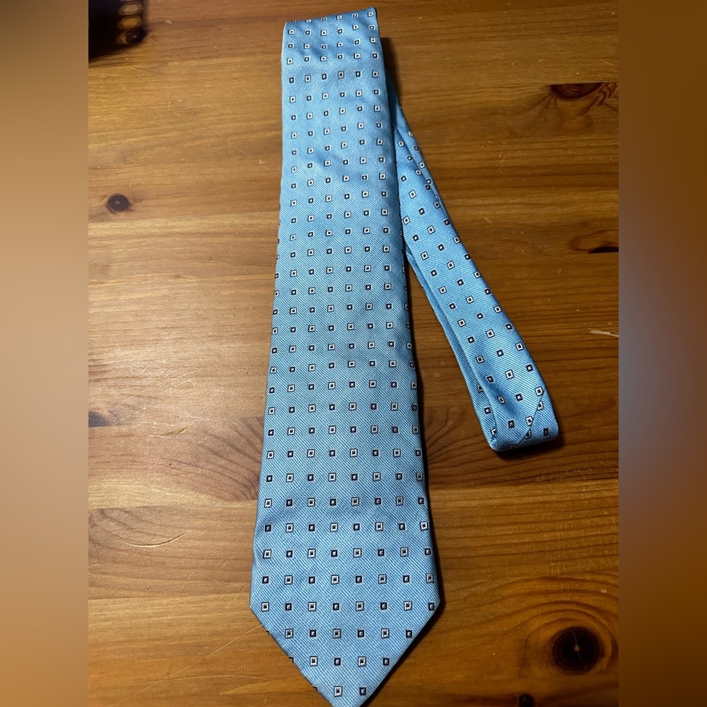 Park Avenue by Mayers blue 100% silk tie